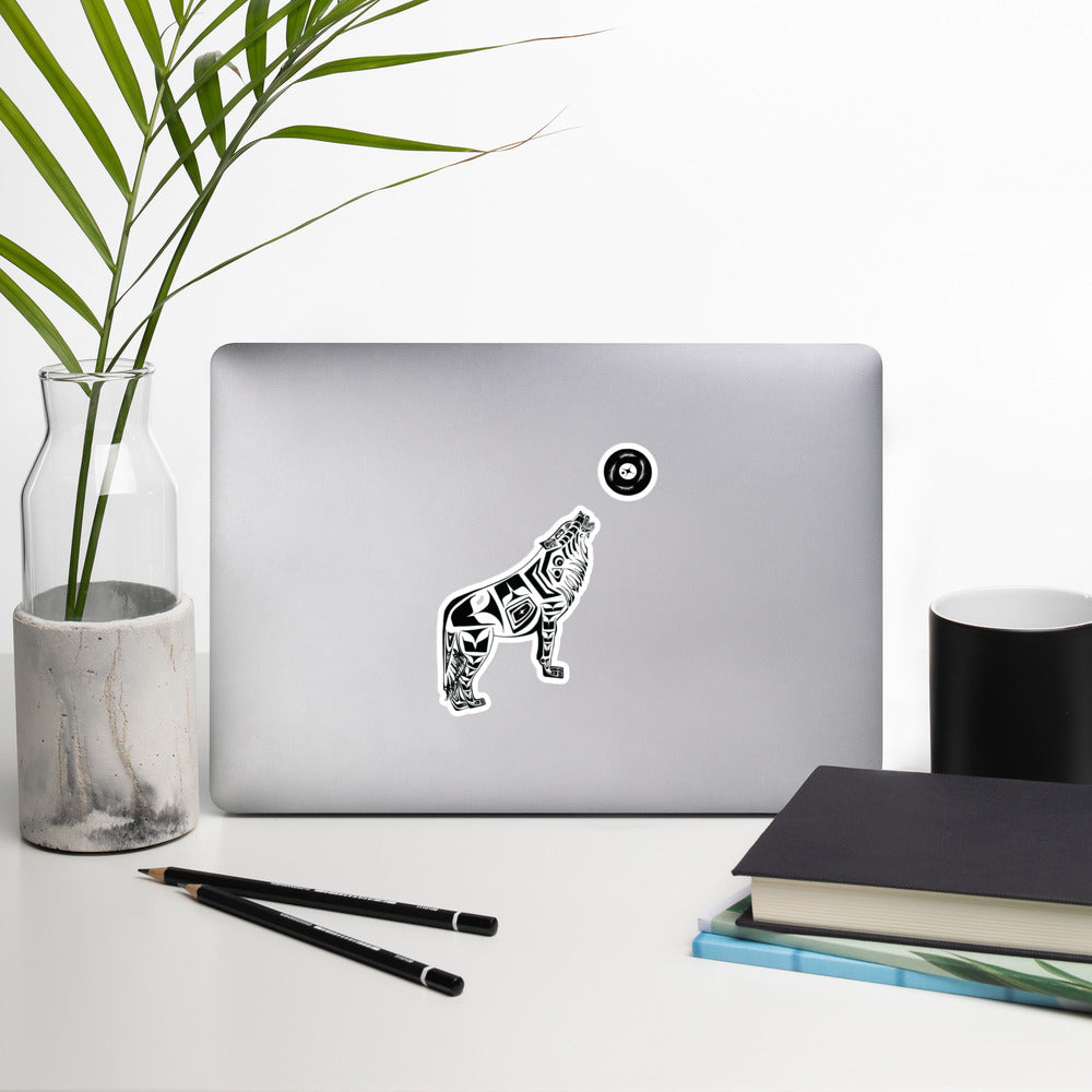Wolf sticker